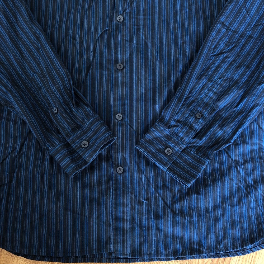 Buy 1 Get 2 Drill Slim fit stretch white large and Alfani blue shirt cotton - Picture 8 of 11